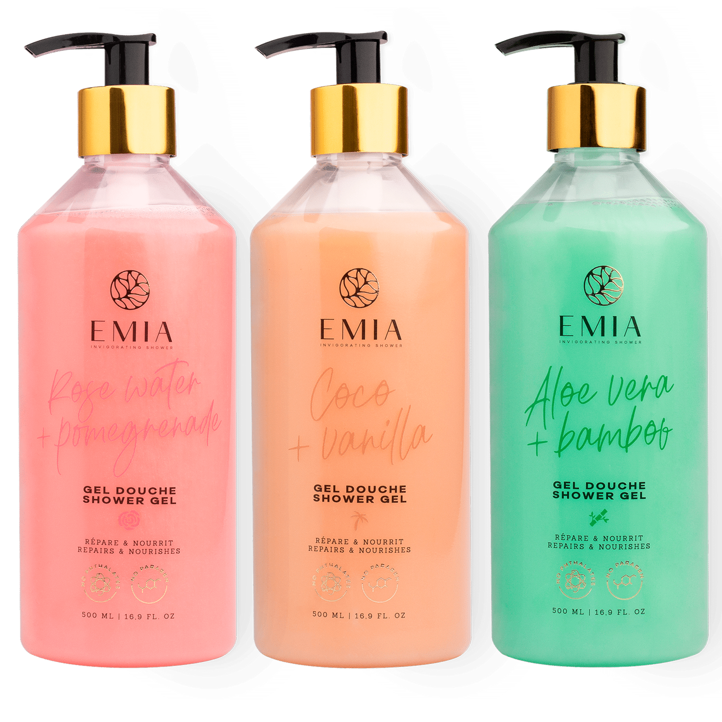 TRIO GEL DOUCHE