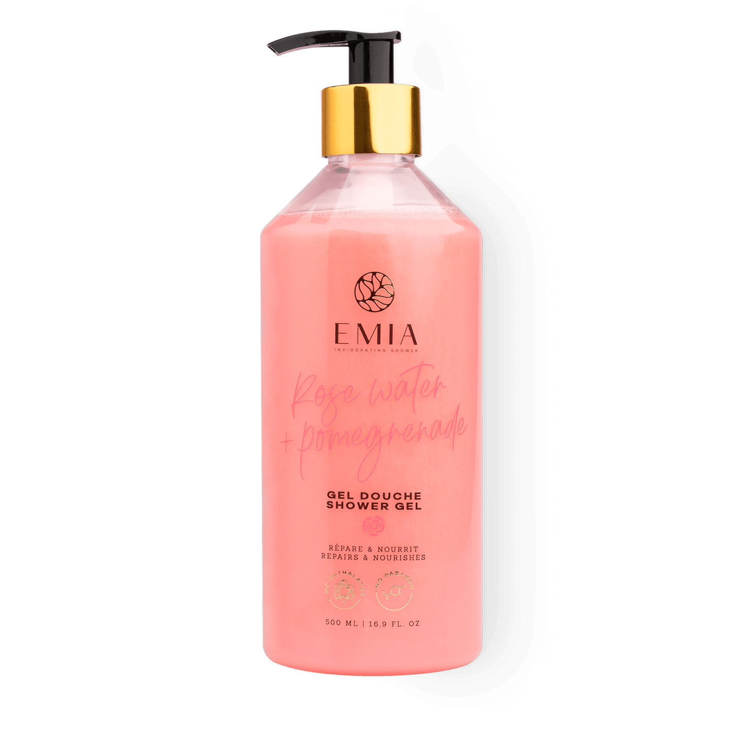 ROSE WATER & POMEGRENADE SHOWER GEL - 500ml